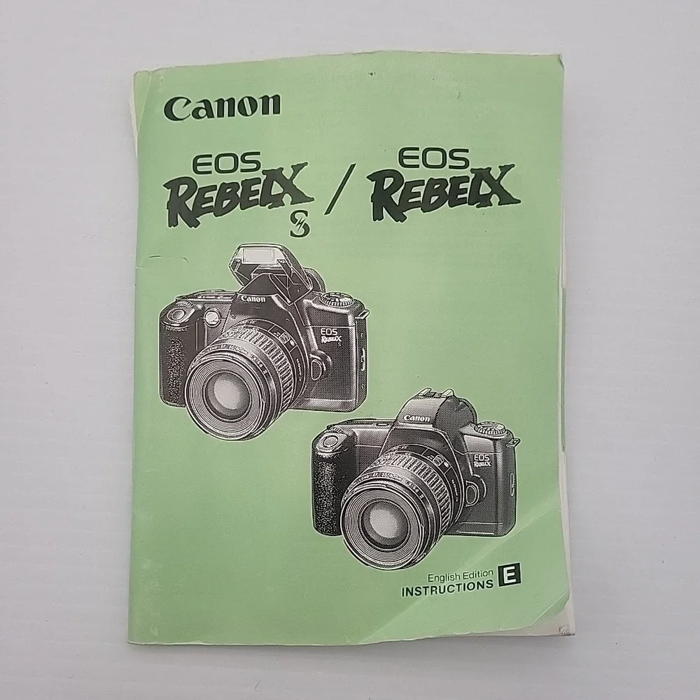 Canon EOS Rebel S EOS Rebel X Camera Instruction Manual English Edition
